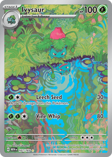 Ivysaur – Illustration Rare – 167/165 – S&V 151