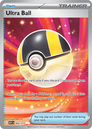 Ultra Ball – Ultra Rare – 264/217 – Ascended Heroes