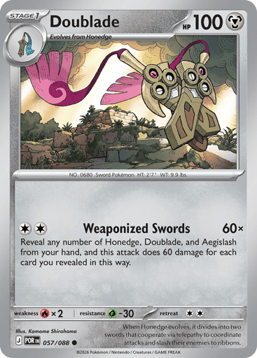 Doublade – Common – 057/088 – Perfect Order