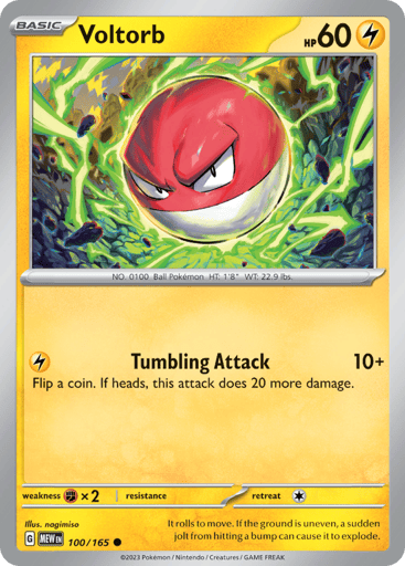 Voltorb – Common – 100/165 – S&V 151