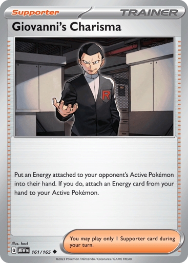 Giovanni’s Charisma – Uncommon – 161/165 – S&V 151