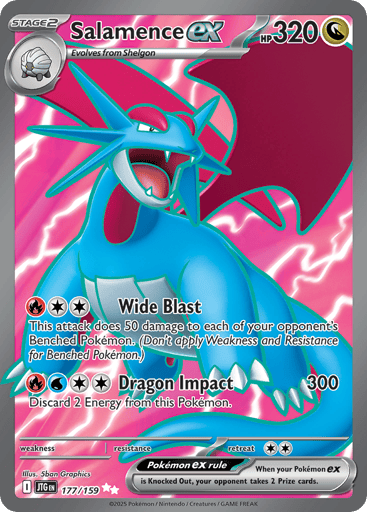 Salamence ex – Ultra Rare – 177/159 – Journey Together