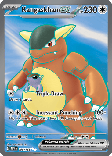 Kangaskhan ex – Ultra Rare – 190/165 – S&V 151
