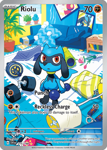 Riolu – Illustration Rare – 215/198 – Scarlet & Violet