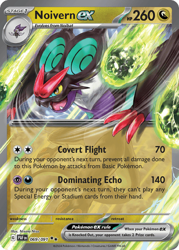 Noivern ex – Double Rare – 069/091 – Paldean Fates
