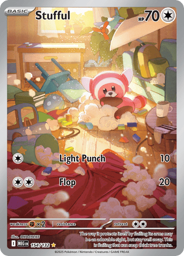 Stufful – Illustration Rare – 154/132 – Mega Evolution