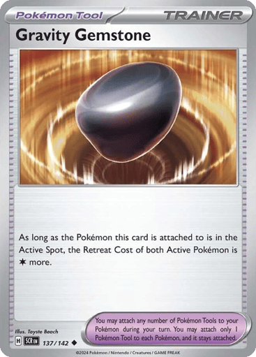 Gravity Gemstone – Uncommon – 137/142 – Stellar Crown