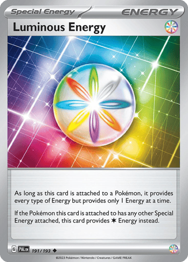 Luminous Energy – Uncommon – 191/193 – Paldea Evolved