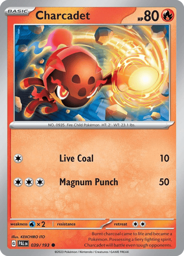 Charcadet – Common – 039/193 – Paldea Evolved
