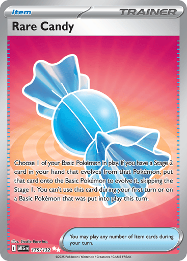 Rare Candy – Ultra Rare – 175/132 – Mega Evolution