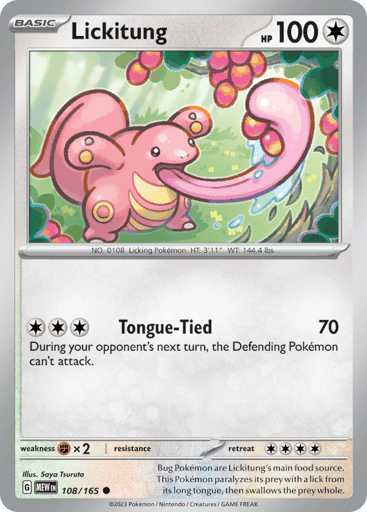 Lickitung – Common – 108/165 – S&V 151