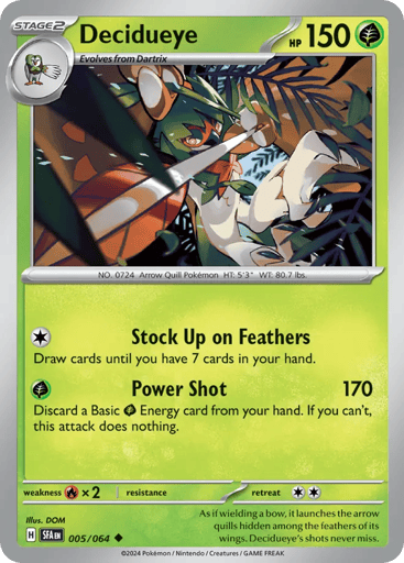 Decidueye – Uncommon – 005/064 – Shrouded Fable