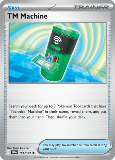 TM Machine – Uncommon Reverse Holo – 181/182 – Destined Rivals