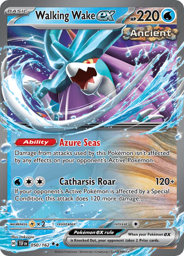 Walking Wake ex – Double Rare – 050/162 – Temporal Forces
