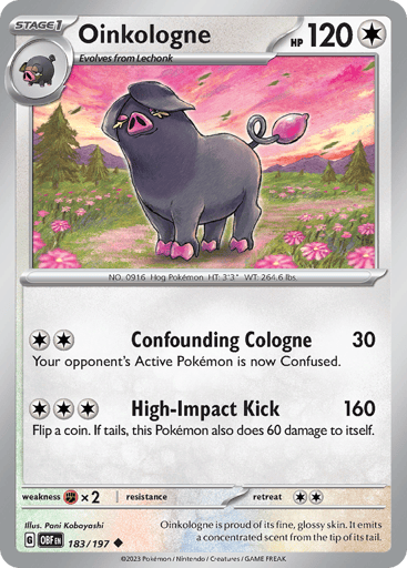 Oinkologne – Uncommon – 183/197 – Obsidian Flames