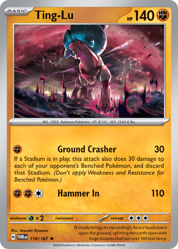 Ting-Lu – Rare Holo – 110/167 – Twilight Masquerade