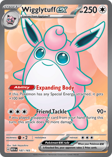 Wigglytuff ex – Ultra Rare – 187/165 – S&V 151