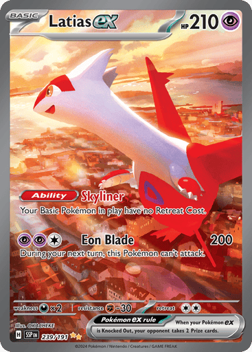 Latias ex – Special Illustration Rare – 239/191 – Surging Sparks