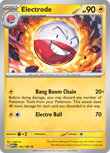 Electrode – Rare – 101/165 – S&V 151