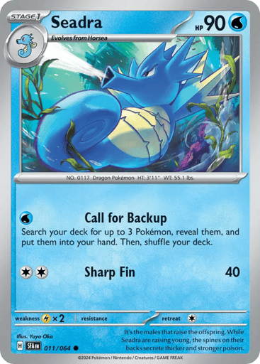 Seadra – Common – 011/064 – Shrouded Fable
