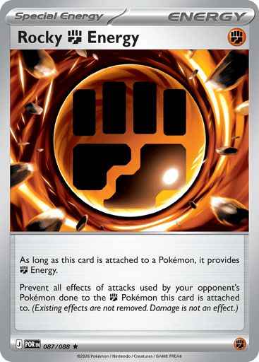 Rocky Fighting Energy – Rare Holo – 087/088 – Perfect Order