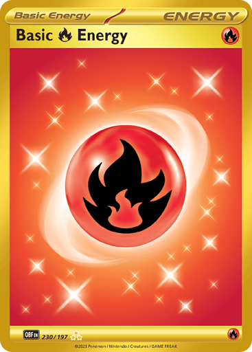 Basic Fire Energy – Hyper Rare – 230/197 – Obsidian Flames