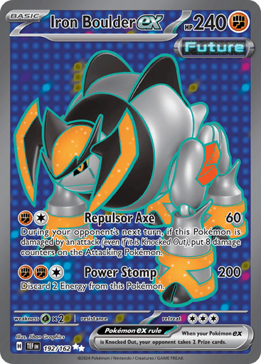 Iron Boulder ex – Ultra Rare – 192/162 – Temporal Forces