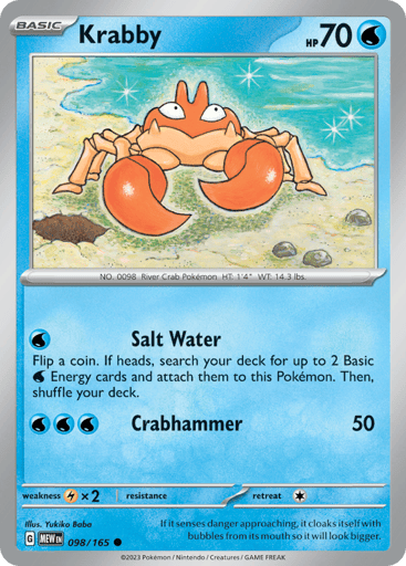Krabby – Common – 098/165 – S&V 151