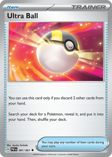 Ultra Ball – Uncommon – 091/091 – Paldean Fates