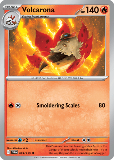 Volcarona – Uncommon – 029/159 – Journey Together