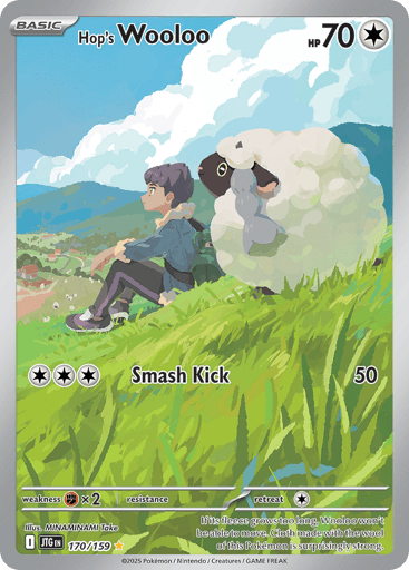 Hop’s Wooloo – Illustration Rare – 170/159 – Journey Together