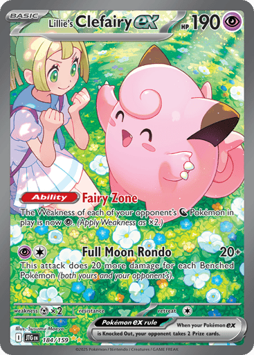 Lillie’s Clefairy ex – Special Illustration Rare – 184/159 – Journey Together