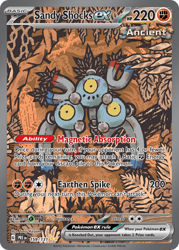 Sandy Shocks ex – Special Illustration Rare – 159/131 – Prismatic Evolutions