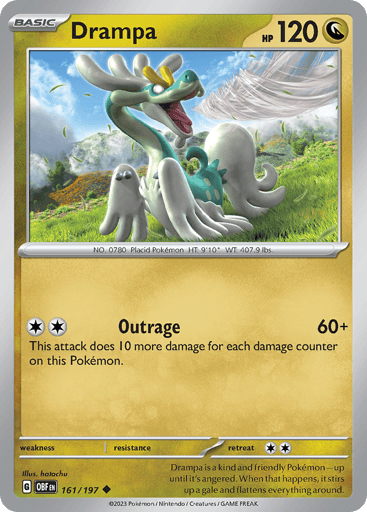 Drampa – Uncommon – 161/197 – Obsidian Flames
