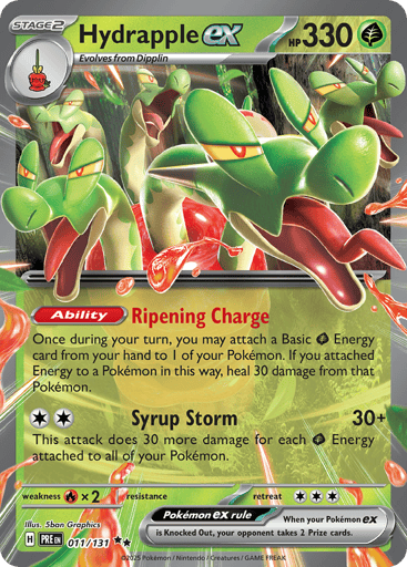 Hydrapple ex – Double Rare – 011/131 – Prismatic Evolutions