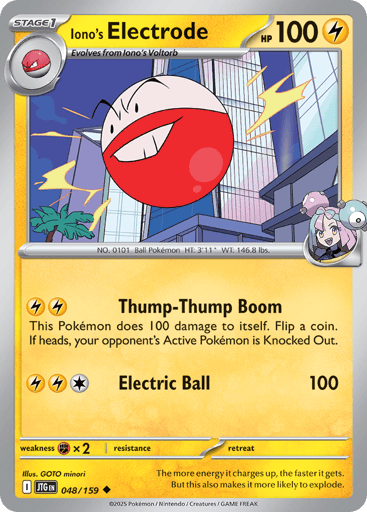 Iono’s Electrode – Uncommon – 048/159 – Journey Together