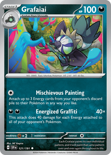 Grafaiai – Uncommon – 121/191 – Surging Sparks
