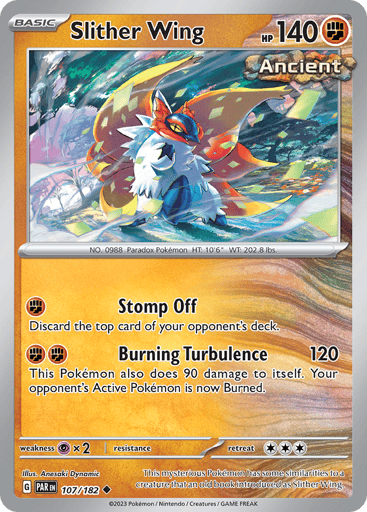 Slither Wing – Uncommon Reverse Holo – 107/182 – Paradox Rift