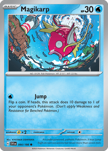 Magikarp – Common Reverse Holo – 044/198 – Scarlet & Violet