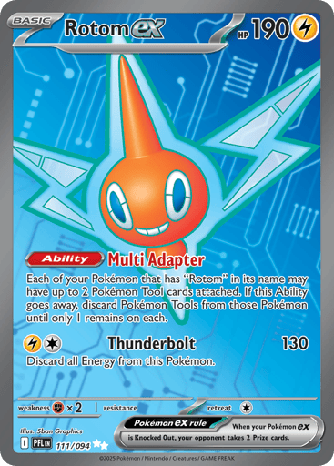 Rotom ex – Ultra Rare – 111/094 – Phantasmal Flames