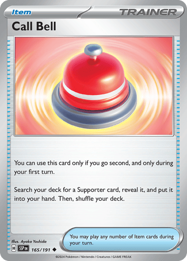 Call Bell – Uncommon Reverse Holo – 165/191 – Surging Sparks