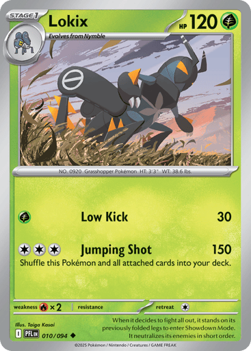 Lokix – Uncommon Reverse Holo – 010/094 – Phantasmal Flames