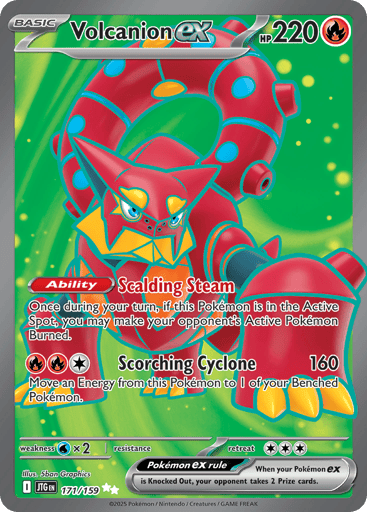 Volcanion ex – Ultra Rare – 171/159 – Journey Together