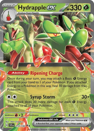 Hydrapple ex – Double Rare – 014/142 – Stellar Crown