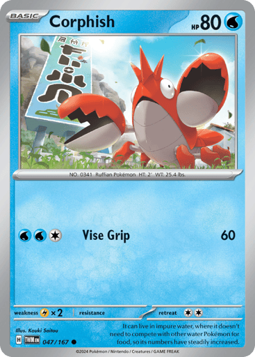 Corphish – Common – 047/167 – Twilight Masquerade