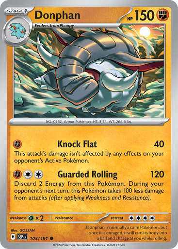 Donphan – Common – 103/191 – Surging Sparks