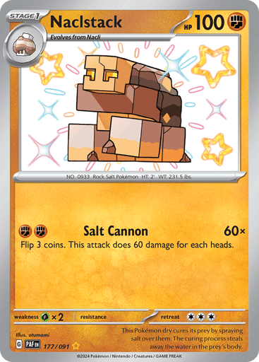 Naclstack – Shiny Rare – 177/091 – Paldean Fates