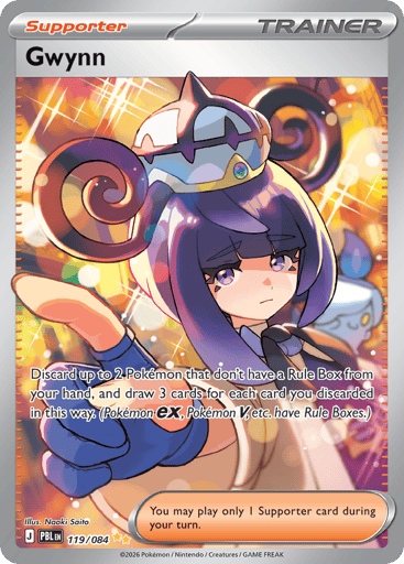 Gwynn – Special Illustration Rare – 119/084 – Pitch Black