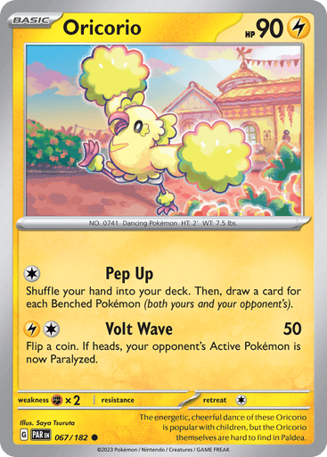 Oricorio – Common Reverse Holo – 067/182 – Paradox Rift