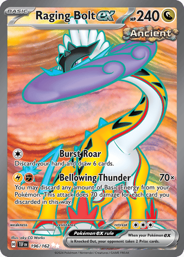 Raging Bolt ex – Ultra Rare – 196/162 – Temporal Forces